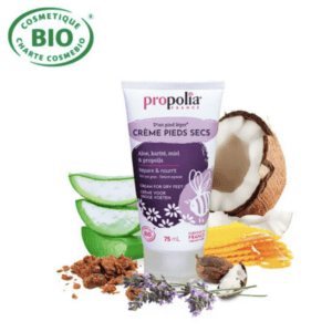 Crème pieds secs certifiée Bio Propolia