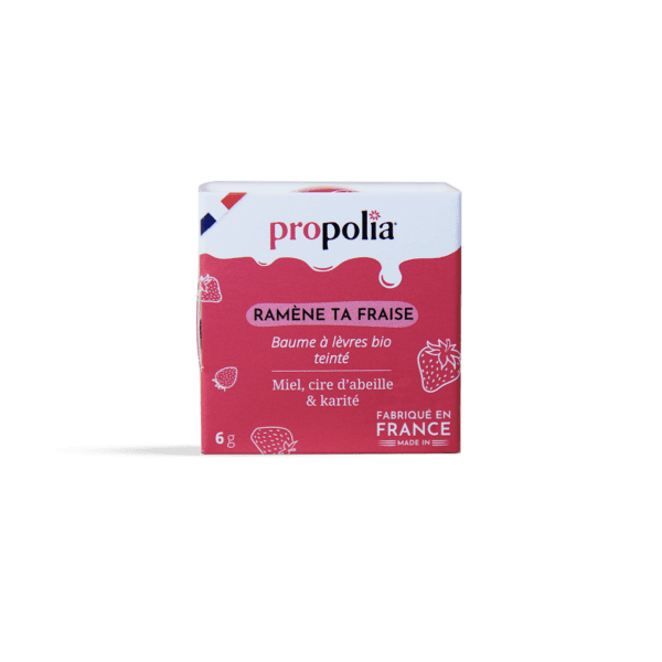 Propolia Baume à lèvres Bio teinté au miel www.chitin.online