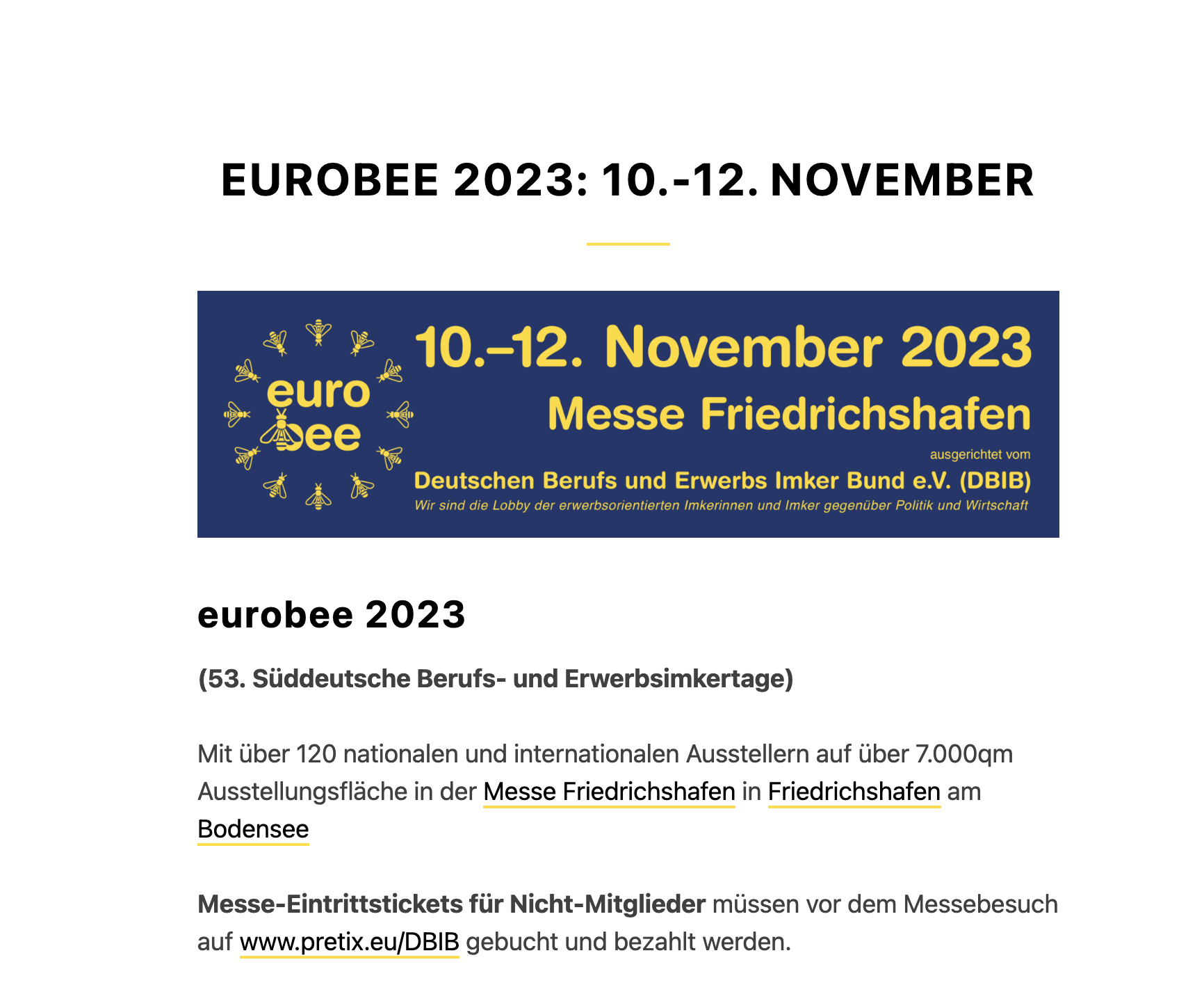 EUROBEE 2023